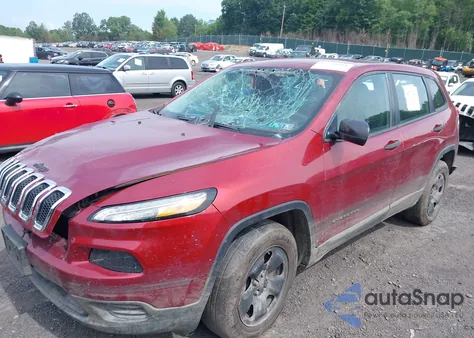 2014 Jeep Cherokee Sport from USA, damaged, VIN 1C4PJMAB7EW310279